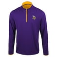 thumbnail image 2 of Minnesota Vikings Men's Quarter-Zip Pullover, 2 of 10