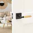 thumbnail image 2 of Explore Hardware Black/Gold Geneva Collection Door Handle Set, 2 Pack, 2 of 4
