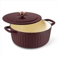 thumbnail image 2 of Tramontina 7-Qt Fluted Enameled Cast Iron Dutch Oven, 2 of 8