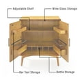 thumbnail image 4 of Crosley Furniture Landon Bar Cabinet and Storage, Assorted Colors, 4 of 10