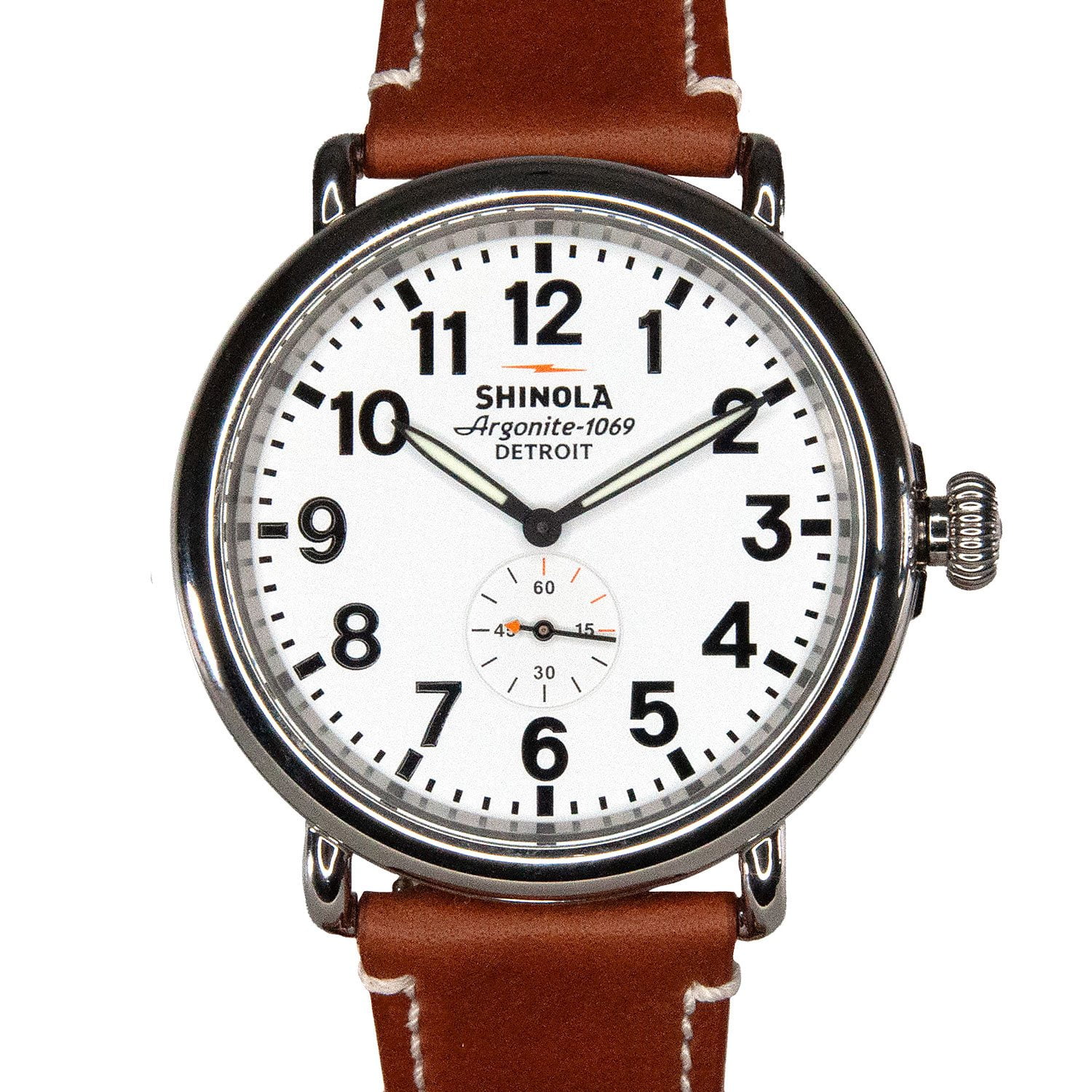 Shinola Runwell Quartz Leather Watch, 47mm - Samsclub.com