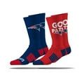 thumbnail image 1 of New England Patriots Adult 2-Pack Crew Socks, 1 of 3