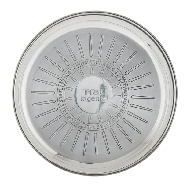 TEFAL INGENIO Batterie de cuisine 13 pcs, Induction, Acier inoxydable, Revetement antiadhésif durable, Emotion On L897DS04
