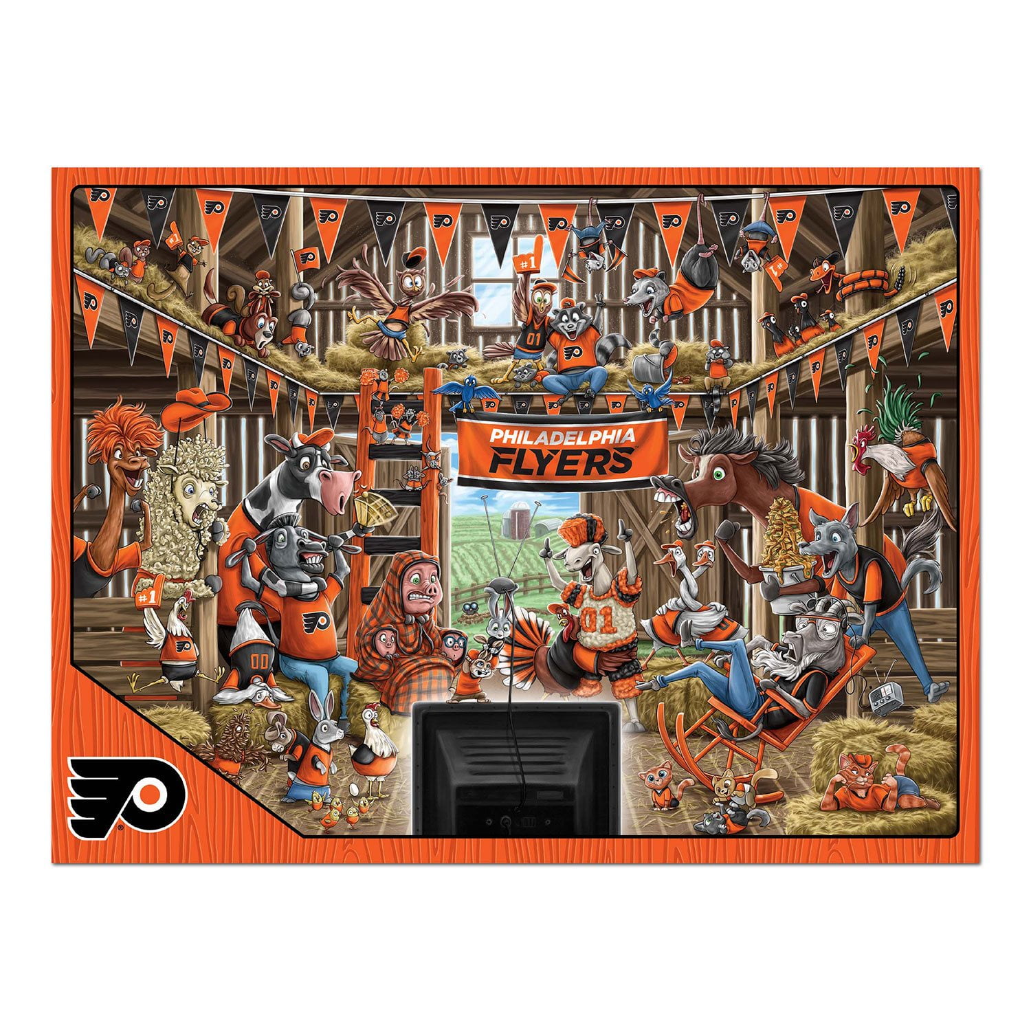 YouTheFan NHL Barnyard Fans 500pc Puzzle - Samsclub.com