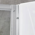 thumbnail image 6 of Breeze 38” x 38” x 77” Corner Shower Kit with Clear Glass, Walls, Base and Hardware, 6 of 6