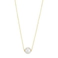 thumbnail image 1 of Freshwater Cultured 8-8.5mm Pearl Solitaire Pendant Necklace in 14K Gold, 1 of 4