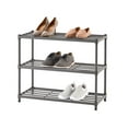 thumbnail image 6 of TRINITY 6-Tier Metal Slat Shoe Rack, 28" W x 12" D x 45" H, 6 of 14