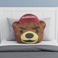 thumbnail image 2 of Logo Brands Montana Grizzlies Puff Pillow, 2 of 5