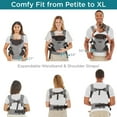 thumbnail image 7 of Contours Odyssey 5-in-1 Baby Carrier with Hip Support, Grey, 7 of 9