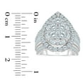 thumbnail image 4 of 3.95 CT. T.W. Round Cut Halo Cluster Diamond Ring in 14K Gold, 4 of 4