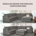 thumbnail image 4 of Capri Modular Fabric 6-Piece Sectional, 4 of 9