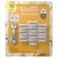 thumbnail image 10 of Venus MoistureGlide Women's Razor, 5 Blade, Handle + 10 Cartridges, 10 of 10