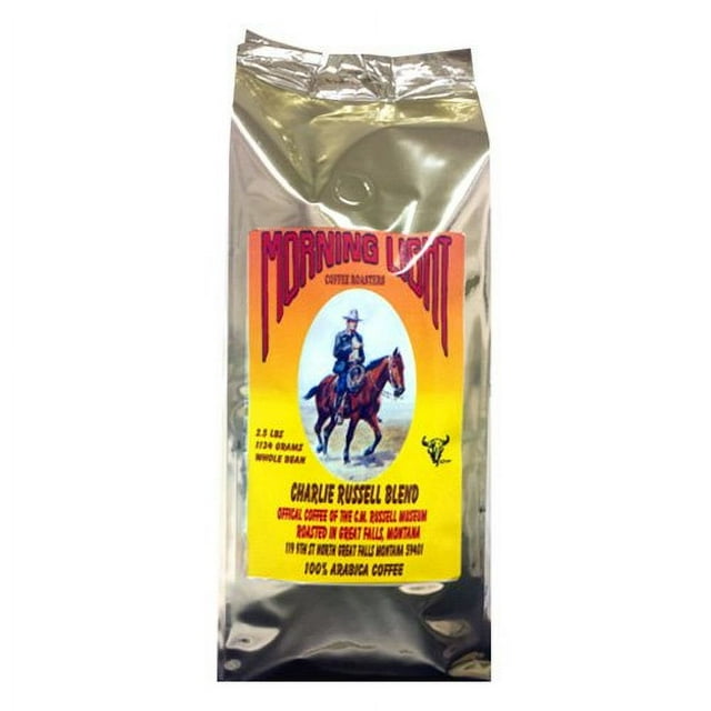 Morning Light Charlie Russell Blend Whole Bean Coffee 2.5 lbs.