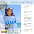thumbnail image 5 of Kids Character 100% Cotton Hooded Towel With Hand Pockets, 5 of 9
