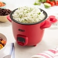thumbnail image 1 of Dash Mini 2-Cup Rice Cooker with Keep Warm Function, Choose Color, 1 of 7