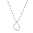 thumbnail image 4 of 0.35 CT. T.W. Round Cut Teardrop Diamond Pendant Necklace in 14K Gold, 4 of 7