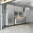 thumbnail image 5 of Seville Classics UltraHD 8-Piece Steel Garage Cabinet Storage Set with Rolling Workbench, 12' Wide, 5 of 23