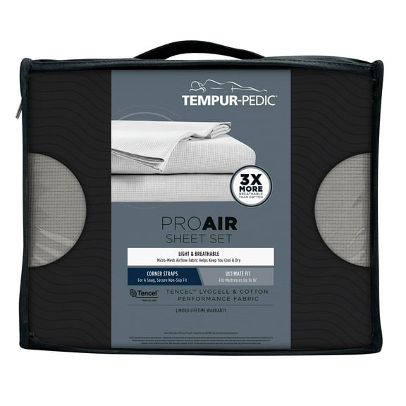 Tempur-Pedic Performance Air Sheet Set, Assorted Sizes