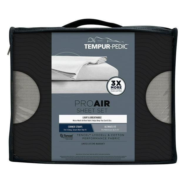 Tempur-Pedic Performance Air Sheet Set, Assorted Sizes