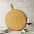 thumbnail image 1 of Member's Mark Herringbone Bamboo Charcuterie Board, 1 of 4