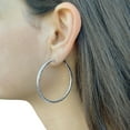 thumbnail image 8 of Italian Sterling Silver Hoop Earring Set, 8 of 8