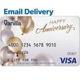 thumbnail image 1 of Vanilla Visa Anniversary Email Delivery Gift Card, Various Amounts, 1 of 1