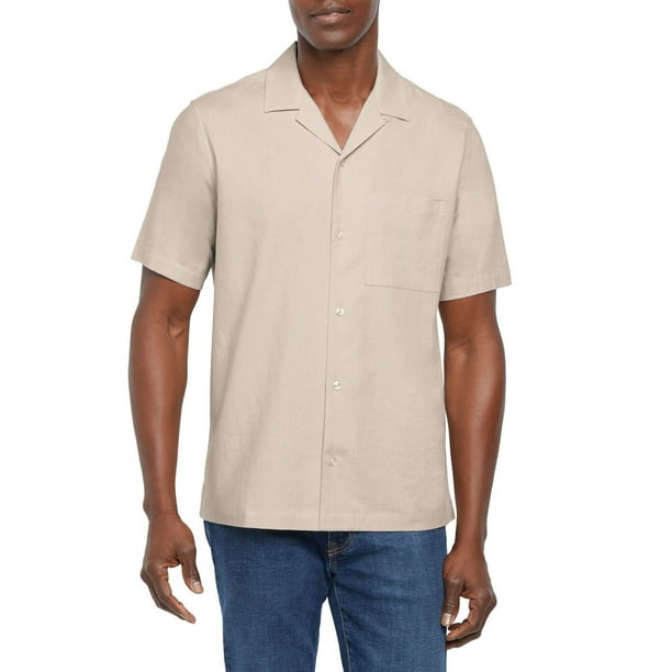 Gap Men's Short Sleeve Button-Up Linen Shirt - Samsclub.com