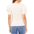 thumbnail image 3 of Vince Camuto Women's Puff Sleeve Rib Top, 3 of 4