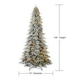 thumbnail image 5 of Member's Mark 12' 1,000 LED Pre-lit Flocked Aspen Pine Christmas Tree, 5 of 14