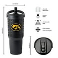 thumbnail image 3 of Logo Brands Iowa Hawkeyes Stainless Steel Tumbler Set, 3 of 7