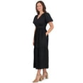 thumbnail image 5 of French Connection Ladies Puff Sleeve Maxi Dress, 5 of 8