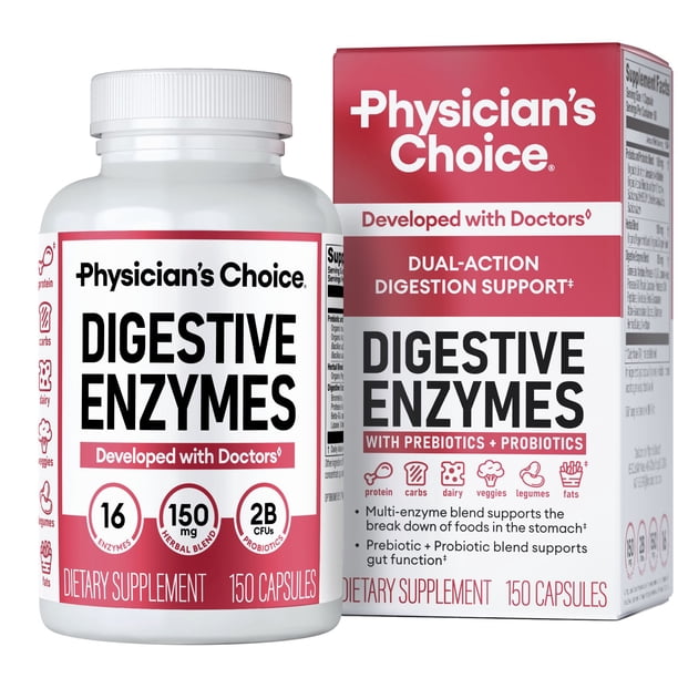 Physician's Choice Digestive Enzymes with Probiotic, 150 ct