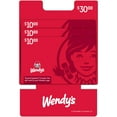 thumbnail image 1 of Wendy's $30 Gift Card Multi-Pack, 3 x $10, 1 of 1