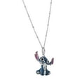 thumbnail image 4 of Lilo and Stitch Stud Earring and Pendant Necklaces Set in Sterling Silver, 4 of 12