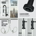 thumbnail image 6 of Vigo Edison Pull-Down Spray Kitchen Faucet (Matte Black), 6 of 16