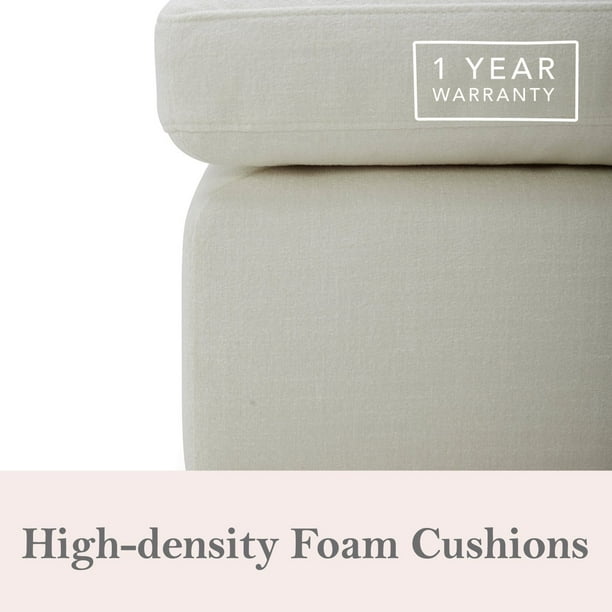 tobacco buzz tustin details by Becki Owens Tustin Fabric Ottoman