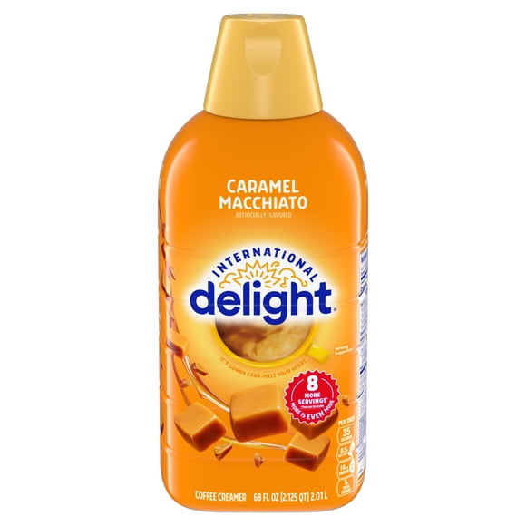 International Delight Liquid Non-Dairy Refrigerated Coffee Creamer, Caramel Macchiato, 68 fl. oz.