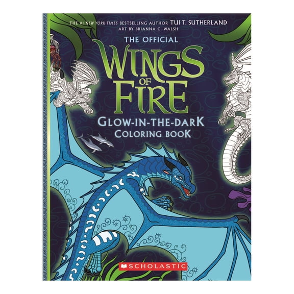 Wings of Fire Glow-in-the-Dark Coloring Book
