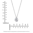 thumbnail image 3 of Lab Created Diamond Pendant in 14K Gold, 3 of 6