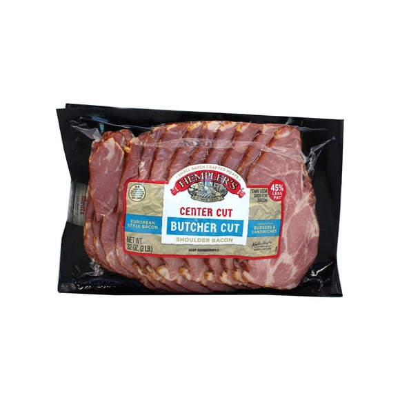 Hempler's Center Cut, Butcher Cut Shoulder Bacon, 32 oz.