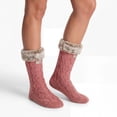 thumbnail image 3 of Hunter Women's 2-Pack Cable Knit Slipper Sock, 3 of 6