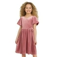 thumbnail image 1 of Lands' End Girls Velour Dress, 1 of 8