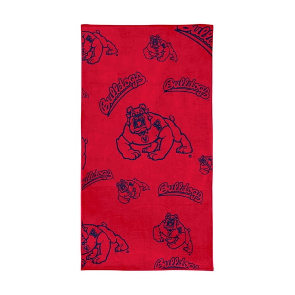 Logo Brands Fresno State Bulldogs 38"x72" Beach Towel