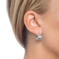 thumbnail image 2 of Huggie Hoop Earrings in 14K Gold, 2 of 4