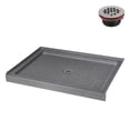 thumbnail image 4 of Streamline 48 in. x 36 in. Alcove Acrylic Shower Base With Center Drain, Drain Included Assorted Colors, 4 of 14