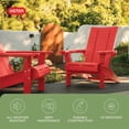 thumbnail image 6 of Keter Seabrook Modern Adirondack Chair with Integrated Cupholder, 6 of 14