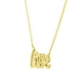 thumbnail image 2 of Script Love Pendant Necklace in 14K Gold, 2 of 6