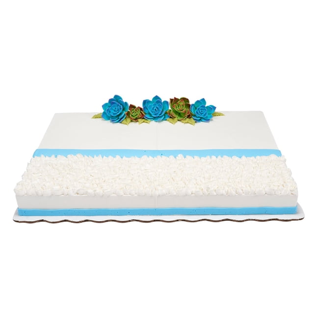Member's Mark Succulents with Ruffles Full Sheet Cake