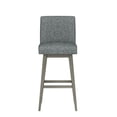 thumbnail image 3 of HH2 Home Parson Wood Adjustable Height Swivel Bar Stool, 3 of 19
