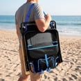 thumbnail image 3 of Logo Brands Carolina Panthers Reclining Beach Chair, 3 of 6